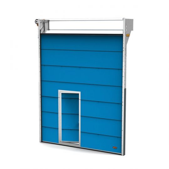 Hinge on the left, opening inside