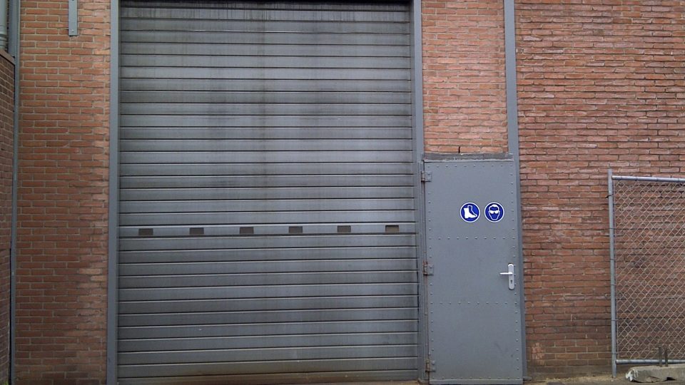 Can you put a door in a roller shutter?