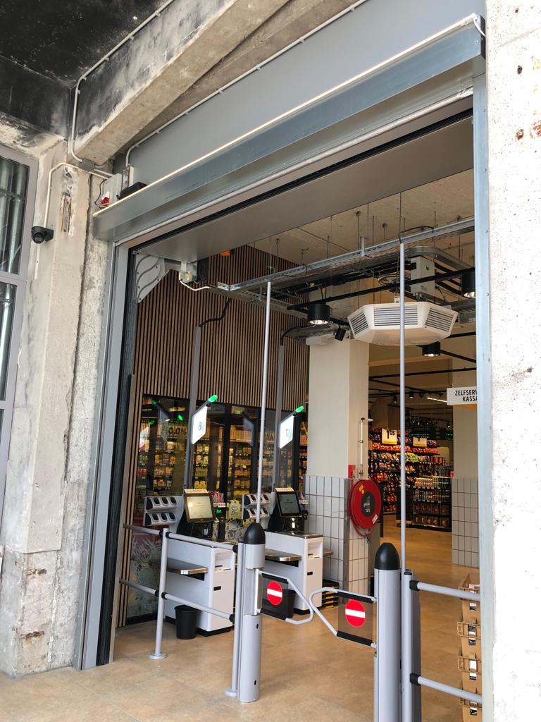 Compact roller door at Melkhal