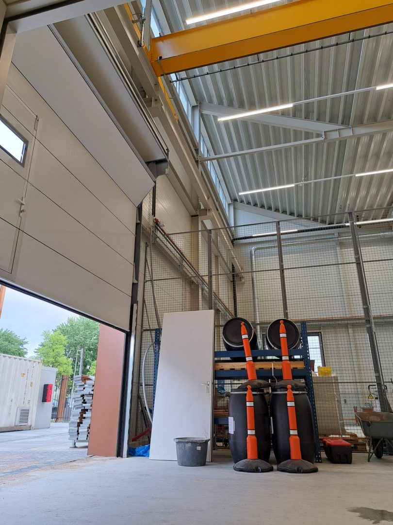 Industry door in operation at Alliander Westpoort