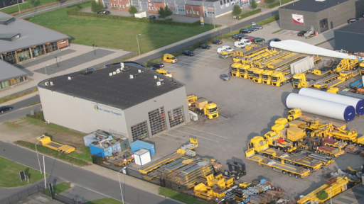 Ter Linden Transport crane track doors Rolflex